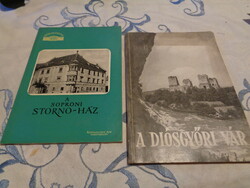 Storno-Ház . Sopron  és  a  Diósgyőri Vár  a 60 as évekből , egyenként is eladó
