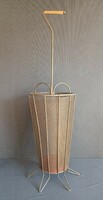 Art Deco réz esernyőtartó bambusz fogantyuval. Alkudható.