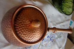 Cooking pot with copper handle 2 l