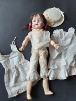Old antique porcelain head doll armand marseille doll approx. 42 Cm