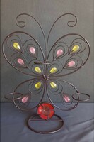 Dedign metal-glass butterfly, negotiable design for vwall