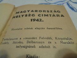 Local directory of Hungary, 1942.