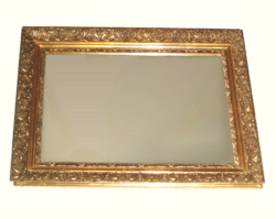 Antique mirror - Brussels mirror (105x80x7 cm)