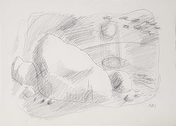 Miklós Borsos - 21 x 31 cm paper, pencil
