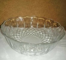 Glass serving bowl, table center - dia. 23 cm (6p)