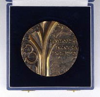1R213 xx. Medalist of the century: teacher training college Esztergom bronze plaque 1985