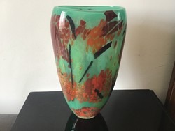 Muránói  üveg váza 40cm.