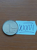 Belgium belgique 1 franc 1997 xxxvi