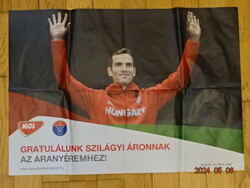 Poster 2016 Olympic fencing champion at Szilágy Áron