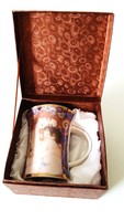 Klimt: Anya és gyermeke, angol porcelán bögre, díszdobozban