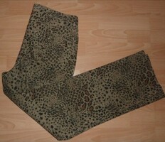 Krízia jeans leopard print pants, l