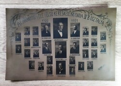 Tablókép 1920-1921 Aranyosi-féle felső kereskedelmi iskola (nevek !!!!!  a leírásban)
