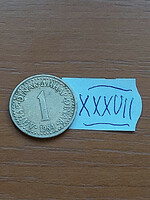 Yugoslavia 1 dinar 1984 nickel-brass xxxvii