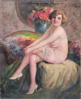 Richard Geiger (1870-1945): flirtatious girl