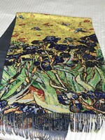 Stola decorated with a Van Gogh painting, 200 x 65 cm