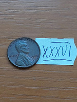 Usa 1 cent 1966 abraham lincoln, copper-zinc xxxvi