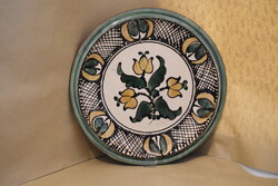 Folk decorative wall bowl - 33.5 cm