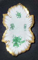 Herend apponyi leaf pattern bowl (15x8.5 cm)