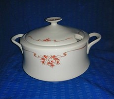 Alföldi porcelain rosehip pattern soup bowl