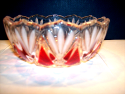 Crystal serving bowl 5 cm high, diameter: 12.5 Cm