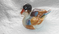 A pair of Herend porcelain ducks with bright, beautiful painting in good condition