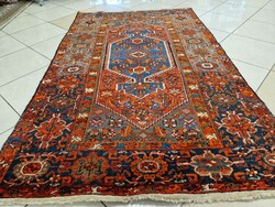 Iranian heriz 125x205 hand knotted wool persian carpet bfz638