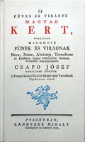 Csapó jósef new grassy and flowered Hungarian garden - reprint edition