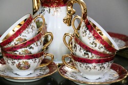 Mocha and coffee set painted with 24 carat gold ii.