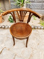 Eredeti antik karfás debreceni Thonet kávéházi szék szép és stabil állapotban