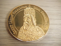 Commemorative medal for the 900th anniversary of the death of King Laszlo commemorative medal issued 1995