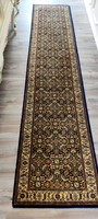 Keshan Iranian Persian carpet, woolen carpet, carpet runner 62x300 cm