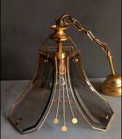 Vintage szecessziós stílusú  Orion Muránói mennyezeti lámpa ALKUDHATÓ