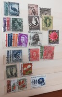 Ausztráliai és újzélandi bélyegek