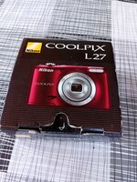 Nikon Coolpix L26 bordó piros 16MP