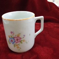 Old floral teacup