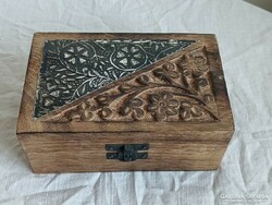 Carved wooden box 2