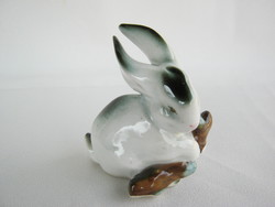 Zsolnay porcelain do-it-yourself rabbit with bunny tail