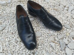 Raggio di sole made in Italy Italian men's leather shoes, black, approx. Size 44-44.5, length 28.3 cm