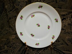 Herendi porcelán tányér virágmintával