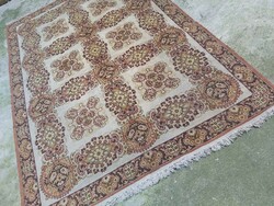 Klasszikus mintájú perzsaszőnyeg, nappali szőnyeg natúr színekben 185 x 285 cm