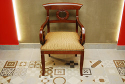Empír, Biedermeier stílusú karfás szék