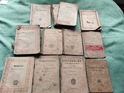 Régi falusi általános iskolai tankönyvek 1887-1957 közöttiek (ritkaságok)