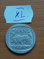 South Africa 5 Rand 1995 Nickel Plated Brass xl