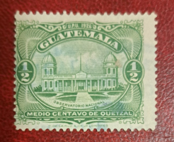 Guatemala 1926. eltolódott  bélyeg F/5/12