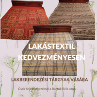 Görög mintás ágyterítő textil