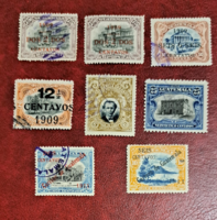 Guatemala 1909-1911. bélyegek F/5/2
