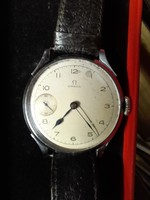 Swiss omega steel case built-in watch. 43 Mm.