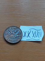 Canada 1 cent 1958 ii. Queen Elizabeth, bronze xxxviii