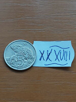 New Zealand 5 cents 1967 tuatara (bridge lizard), copper-nickel xxxviii