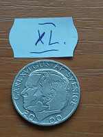 Sweden 1 kroner 2000 b, carl xvi gustaf, copper-nickel xl